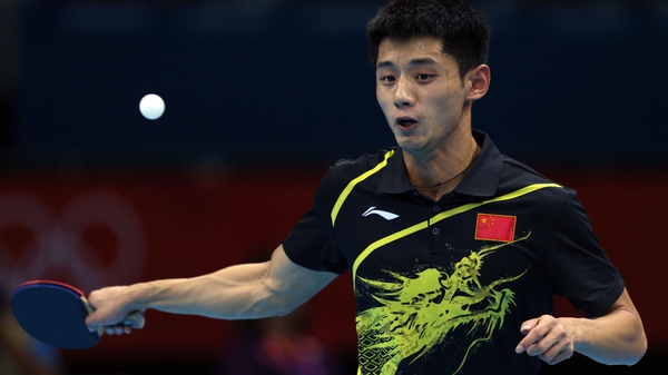 Zhang Jike faces Jiang Tianyi in the quarter-finals