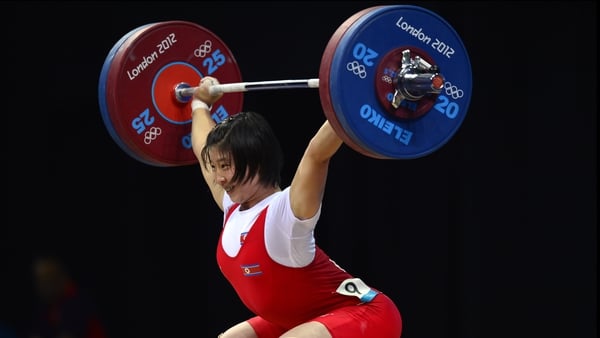 Rim Jong Sim won the gold with a total weight of 261 kg