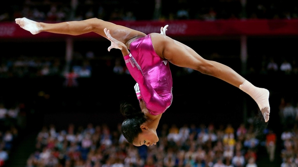 Gabby Douglas has been dubbed the 'Flying Squirrel'