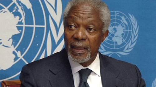 Kofi Annan died following a short illness