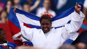 Idalys Ortiz added a gold medal to the bronze she won in Beijing