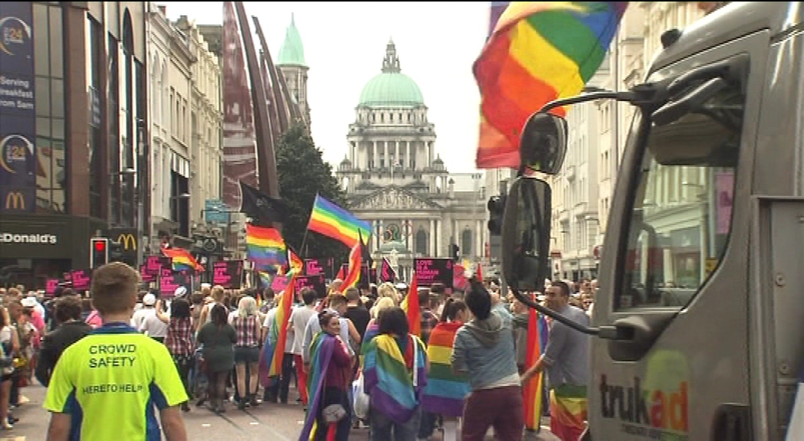 first gay pride parade in belfast