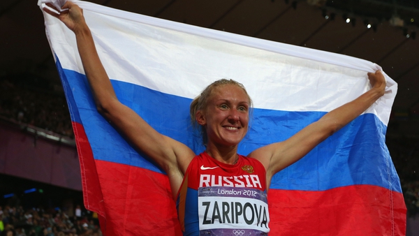Yuliya Zaripova took an Olympic gold medal to go along with her world championship title