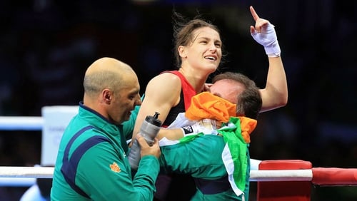 Katie Taylor has won Ireland's first gold medal of the London Olympics
