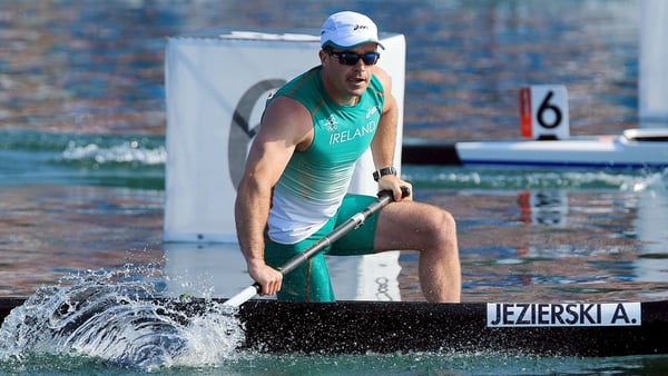 Andrzej Jezierski will compete in the C1 200m B final on Saturday morning
