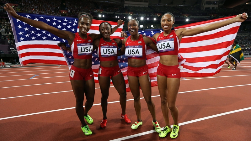 Athletics: Us Women Break Record In Gold Win