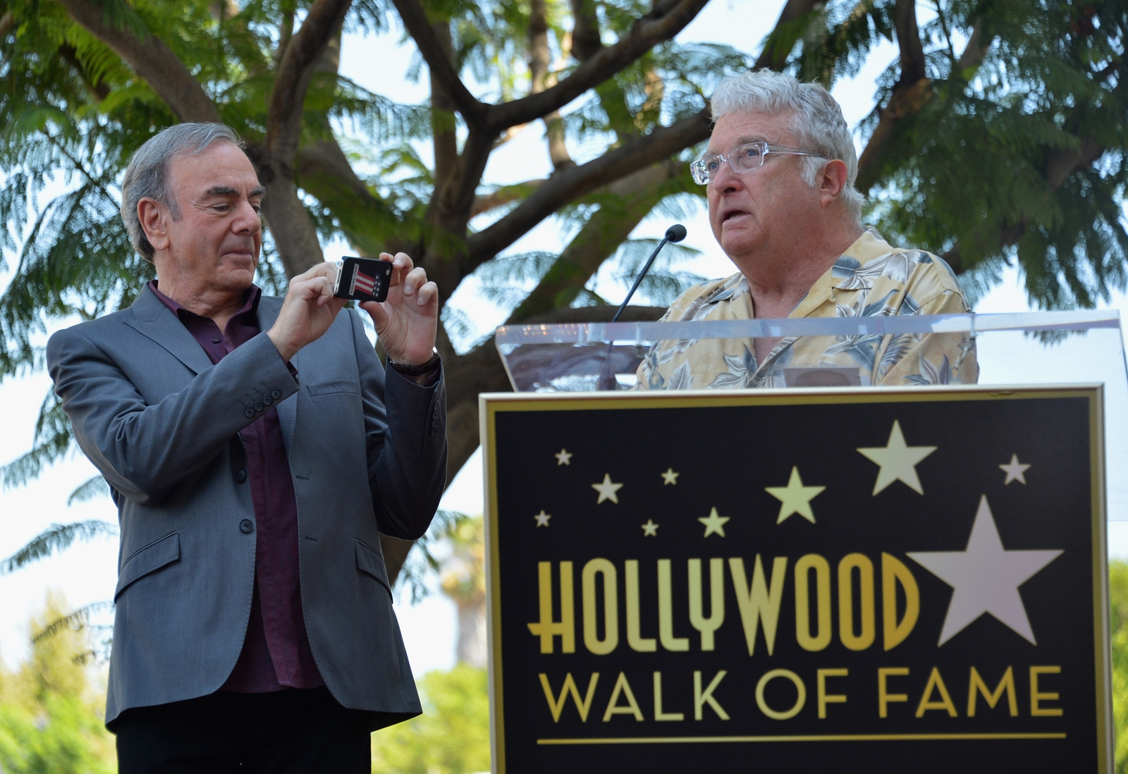 Neil Diamond and his wife Katie McNeil. 10 August 2012, Hollywood