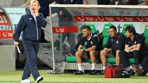 Pat's manager Liam Buckley