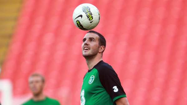 John O'Shea captains Ireland with Kieren Westwood taking over from the retired Shay Given