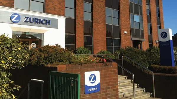 Operating profit at Zurich Insurance's Irish division was up sharply during the six month period