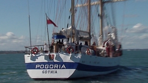 Pogoria is one of 40 ships taking part in the tall ship festival