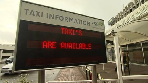 Passengers arriving at Dublin Airport will now be able to get taxis