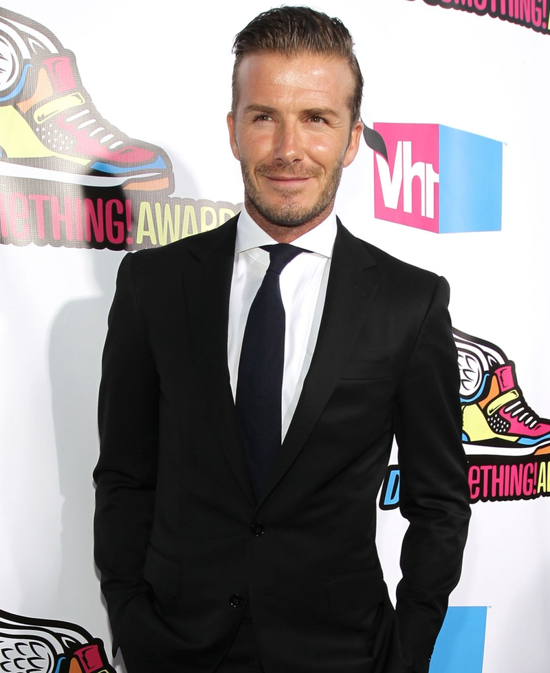 Beckham voted sexiest celebrity in a suit