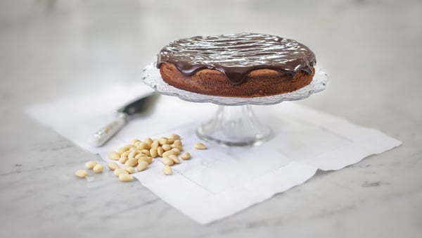 Rachel Allen shows how to create this mouth-watering chocolate, rum and almond cake with ease.