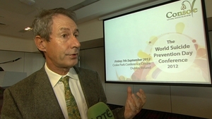 Dr Harry Barry explained the concept of 'Suicide Cocoon' to the conference