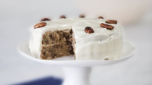 Sweet, nutty and moist. Heaven! The pecan praline makes it a little more decadent!