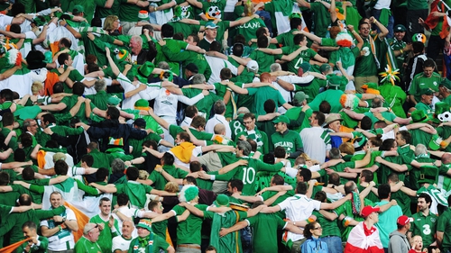 Ireland's 3-1 defeat to Croatia in Poznan saw the highest viewership in 2012