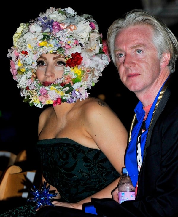 Philip Treacy with Lady Gaga - 