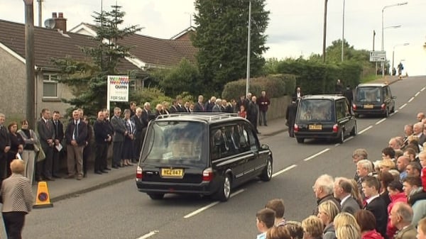 Hundreds turned out to pay their respects at Ballynahinch Baptist Church