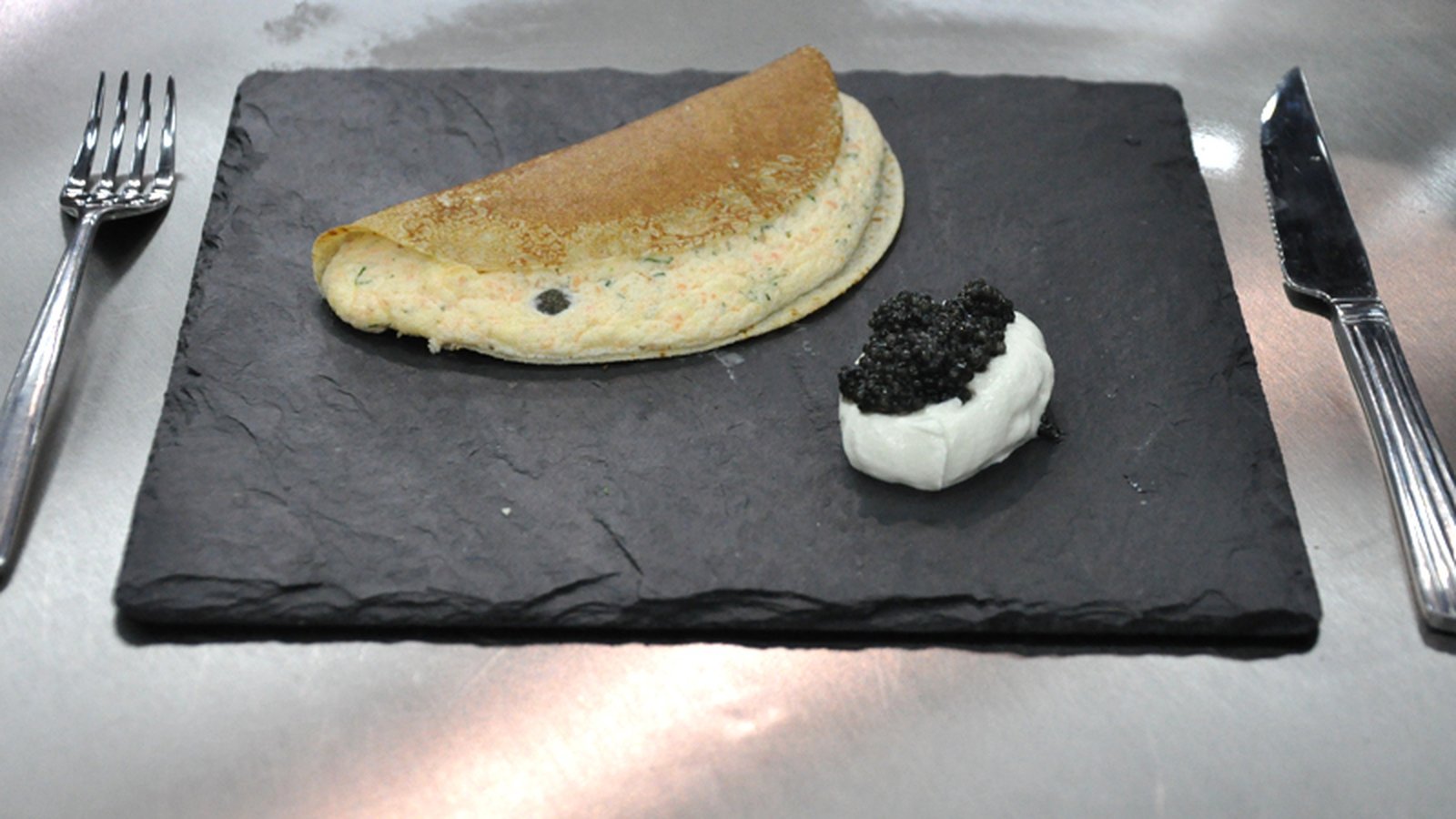 Smoked Salmon Crepe Soufflé MasterChef