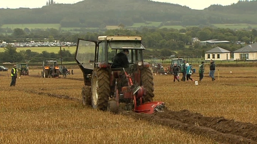 Over 300 competitors took part in the ploughing championships
