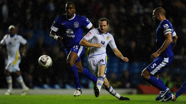 Aidan White's quality effort gave Leeds an early lead
