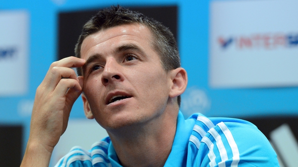 Joey Barton made his Marseille debut against Fenerbache in the Europa League