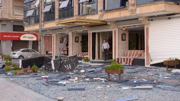 Blasts ripped out windows of surrounding businesses