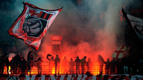 Just 28,000 fans attended AC Milan's first home game of the season
