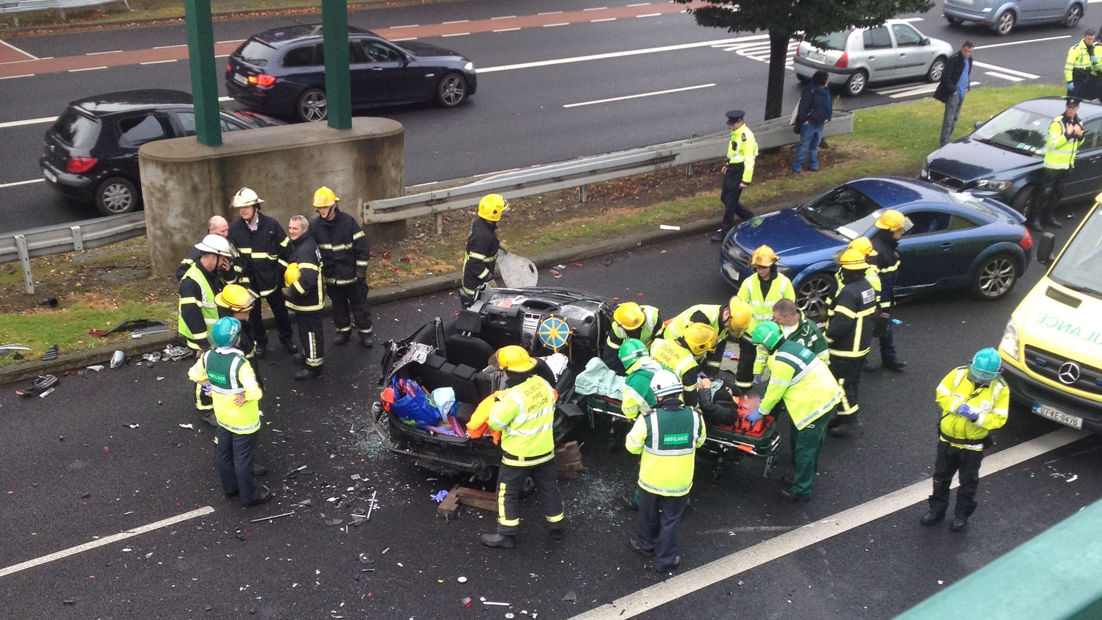 N11 outbound reopens after crash near Donnybrook