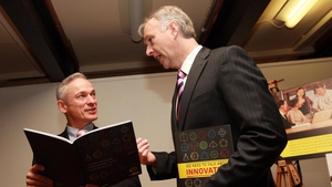Ben Hurley CEO NDRC and Minister Richard Bruton at the launch this morning