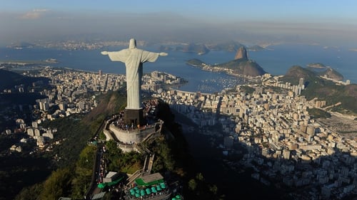 The Christ the Redeemer statue dominates the Rio de Janeiro skyline