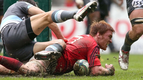 Sean Dougall touched down for Munster
