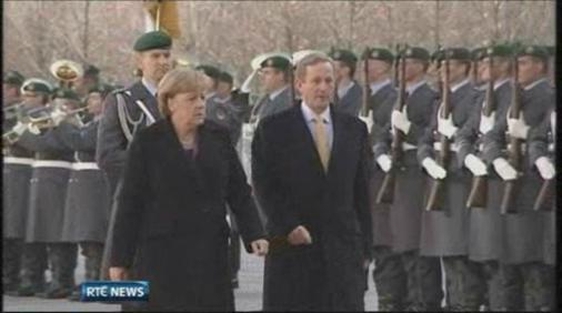 Angela Dorothea Merkel, German Chancellor, and An Taoiseach, Enda Kenny pictured in Germany on 17 November, 2011.