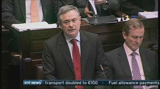 Brendan Howlin, Minister for Public Expenditure, 5 December, 2012