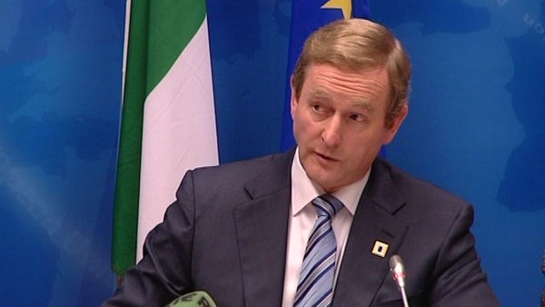 Enda Kenny will brief the meeting on developments at the European Council