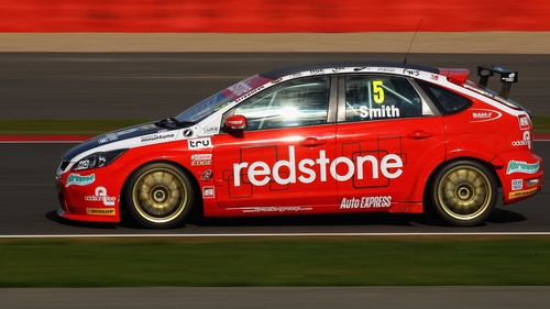 Aron Smith in his Redstone Racing car