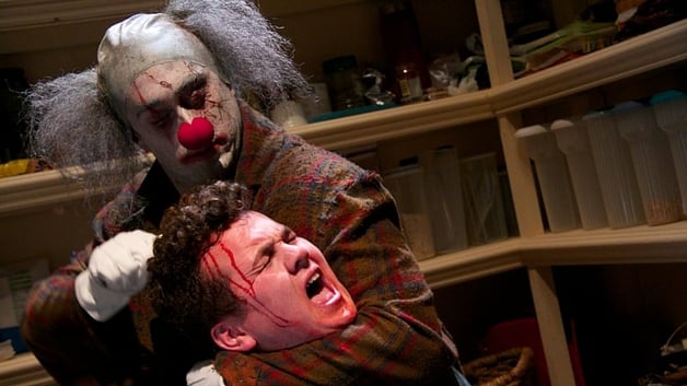 Ross Noble in action in Stitches