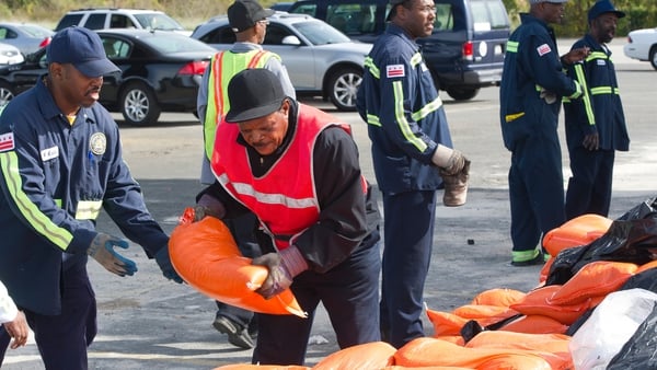 Residents in Washington are stocking up on sandbags