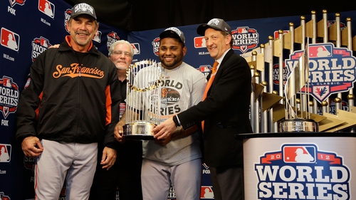 Giants silence Tigers again to take 3-0 World Series lead