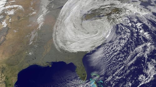 Super storm Sandy as seen from space (Pic: NASA)