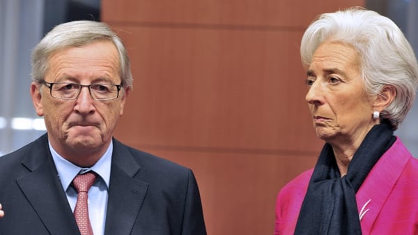 Jean-Claude Juncker clashed publicly with Christine Lagarde