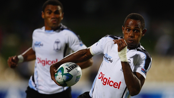 Timoci Matanavou scored one of Fiji's tries at Kingsholm