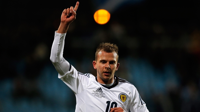 Jordan Rhodes scored a brace for Scotland