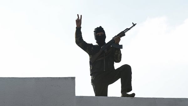 Syrian rebels have taken over military installations in the north and centre of the country