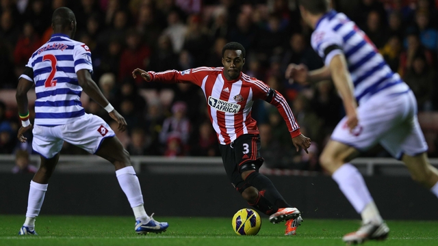 anny Rose of Sunderland attempts to move past QPR's Samba Diakite