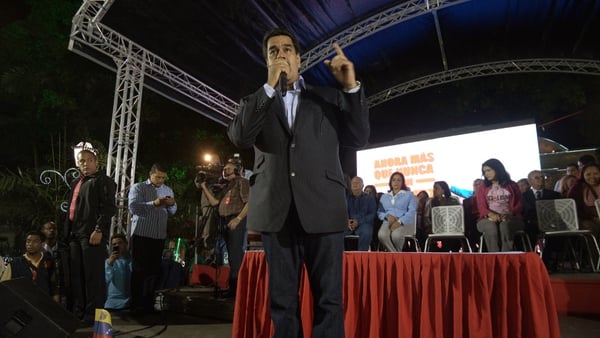 Venezuelan Vice-President Nicolas Maduro speaks in Caracas after Hugo Chavez's cancer operation