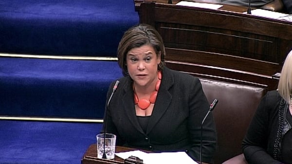 Mary Lou McDonald said the Government was not prepared to prioritise low and middle income workers or frontline workers