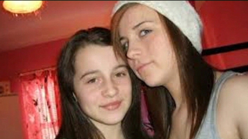 Erin Gallagher (l) died by suicide in October. Shannon Gallagher was found dead today