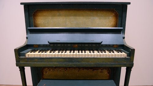 Piano on which actor and singer Dooley Wilson performed 'As Time Goes By'